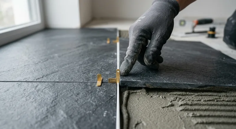 Hochwertige Fliesenlegerarbeiten im Badezimmer